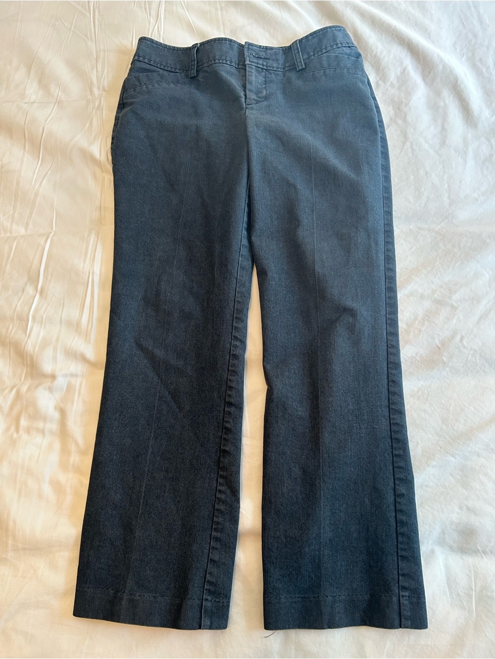 Bass Women's Dark Blue Wide-Leg Jeans Size 2